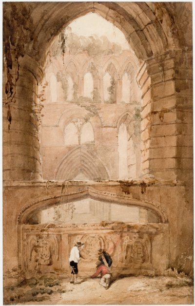 Interior of Lanercost Priory by Luke Clennell